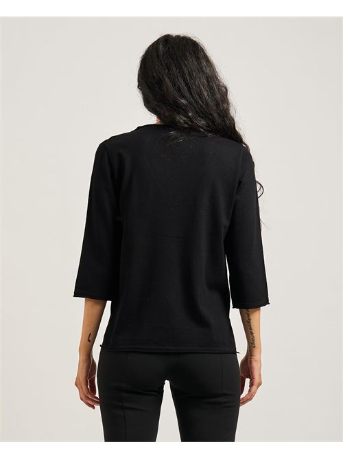 Silvian Heach women's sweater with chain SILVIAN HEACH | GPA25128MABLACK